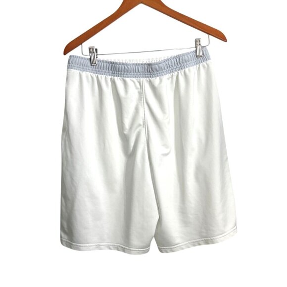 Under Armour Paraclete Football Shorts Mens Large White Polyester Athletic Wear - Picture 2 of 6